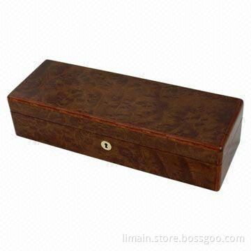 Wooden Jewelry Box with European Beech, Sized 16 x 6 1/4 x 4-inch, OEM Services Offered